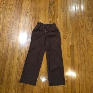Brown wide leg high rise pants from UO. Barely used.